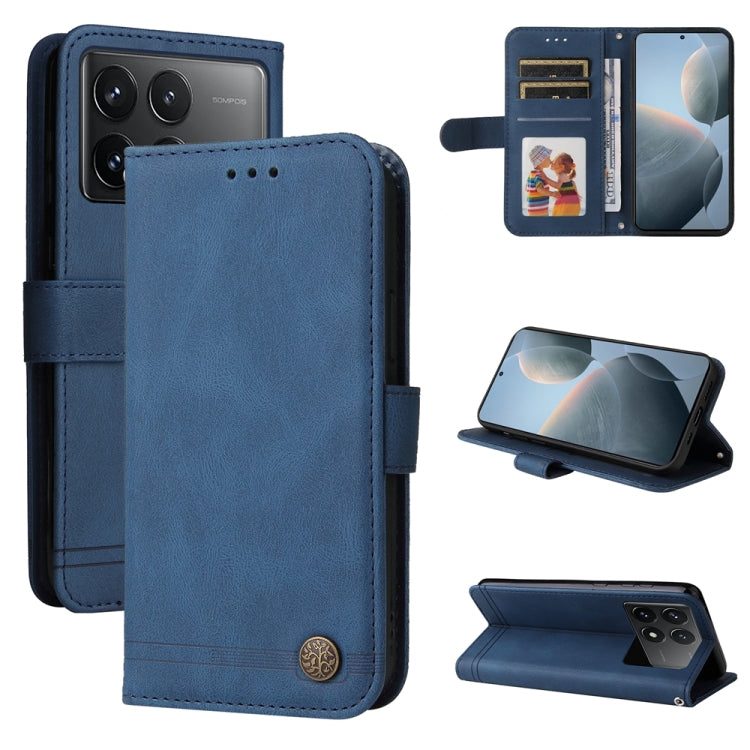 เคสโทรศัพท์หนังปุ่มโลหะ Skin Feel Life Tree, For Xiaomi Poco F6, For Xiaomi Redmi A3, For Xiaomi Redmi Note13 Pro 4G Global/Poco M6 Pro 4G, For Xiaomi Redmi Note13 4G, For Xiaomi Redmi K70E, For Xiaomi 14 Ultra, For Xiaomi 14 Pro, For Xiaomi 14        ...