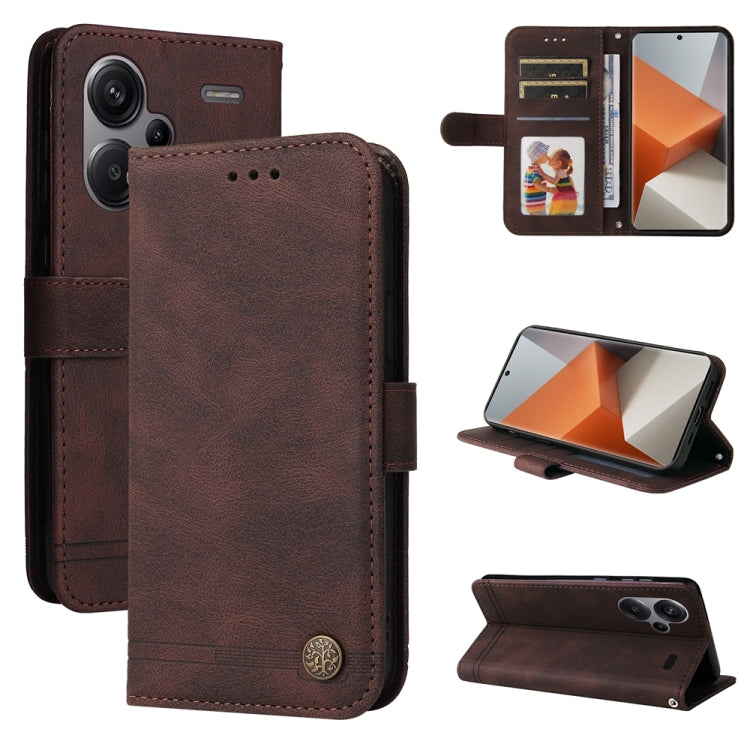 เคสโทรศัพท์หนังปุ่มโลหะ Skin Feel Life Tree, For Xiaomi Redmi 13C 4G, For Xiaomi Redmi Note13 Pro+ 5G Global, For Xiaomi Redmi Note13 Pro 5G Global, For Xiaomi 13T / Redmi K60 Ultra, For Xiaomi Redmi K70 / K70 Pro, For Xiaomi Redmi Poco F5             ...