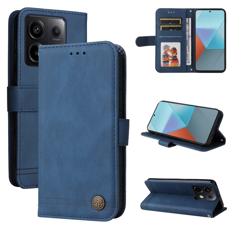 เคสโทรศัพท์หนังปุ่มโลหะ Skin Feel Life Tree, For Xiaomi Redmi 13C 4G, For Xiaomi Redmi Note13 Pro+ 5G Global, For Xiaomi Redmi Note13 Pro 5G Global, For Xiaomi 13T / Redmi K60 Ultra, For Xiaomi Redmi K70 / K70 Pro, For Xiaomi Redmi Poco F5             ...