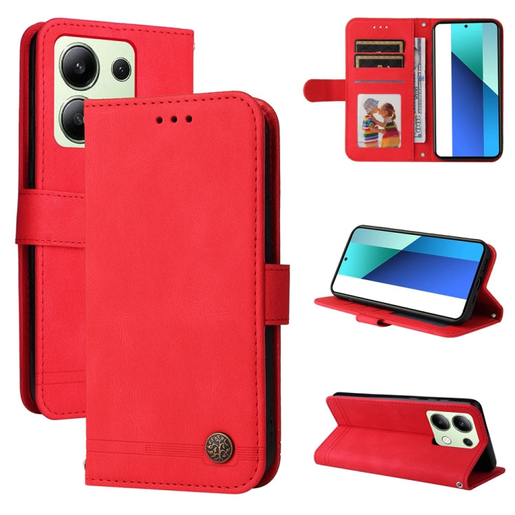 เคสโทรศัพท์หนังปุ่มโลหะ Skin Feel Life Tree, For Xiaomi Poco F6, For Xiaomi Redmi A3, For Xiaomi Redmi Note13 Pro 4G Global/Poco M6 Pro 4G, For Xiaomi Redmi Note13 4G, For Xiaomi Redmi K70E, For Xiaomi 14 Ultra, For Xiaomi 14 Pro, For Xiaomi 14        ...