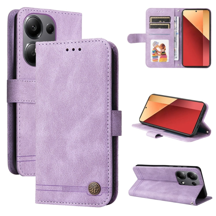 เคสโทรศัพท์หนังปุ่มโลหะ Skin Feel Life Tree, For Xiaomi Poco F6, For Xiaomi Redmi A3, For Xiaomi Redmi Note13 Pro 4G Global/Poco M6 Pro 4G, For Xiaomi Redmi Note13 4G, For Xiaomi Redmi K70E, For Xiaomi 14 Ultra, For Xiaomi 14 Pro, For Xiaomi 14        ...