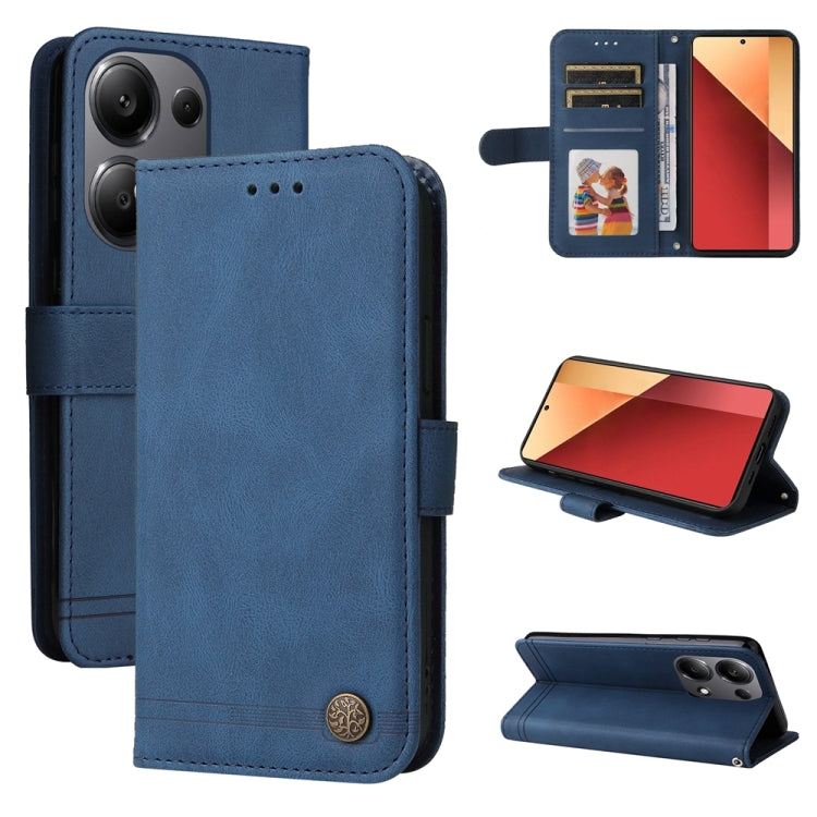 เคสโทรศัพท์หนังปุ่มโลหะ Skin Feel Life Tree, For Xiaomi Poco F6, For Xiaomi Redmi A3, For Xiaomi Redmi Note13 Pro 4G Global/Poco M6 Pro 4G, For Xiaomi Redmi Note13 4G, For Xiaomi Redmi K70E, For Xiaomi 14 Ultra, For Xiaomi 14 Pro, For Xiaomi 14        ...