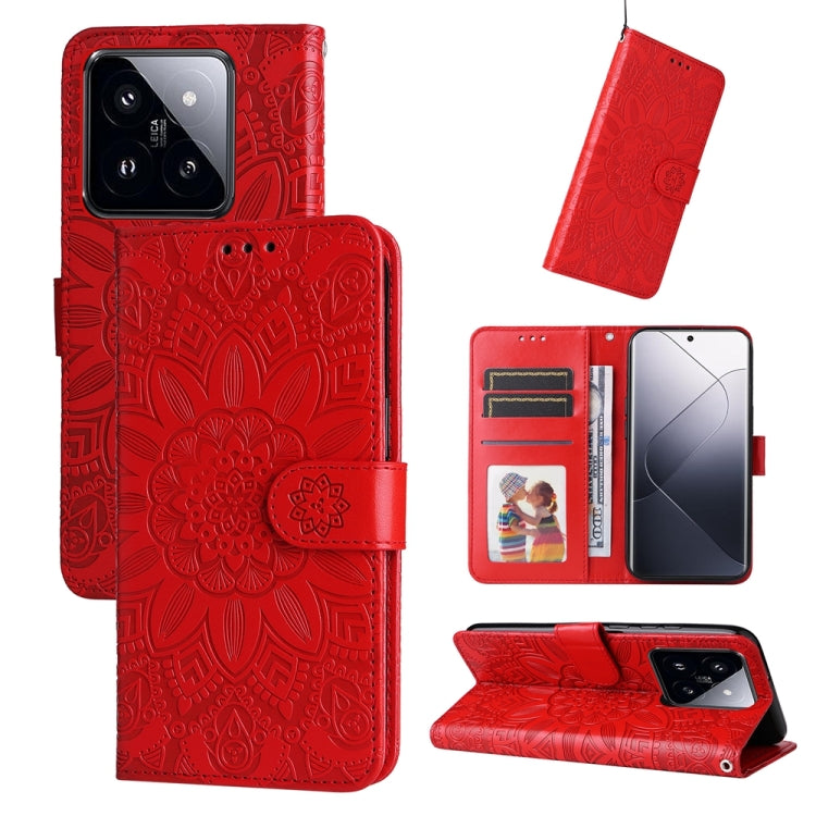 เคสโทรศัพท์หนังดอกทานตะวันลายนูน, For Xiaomi Redmi A3, For Xiaomi Redmi Note13 Pro 4G Global/Poco M6 Pro 4G, For Xiaomi Redmi Note13 4G, For Xiaomi Redmi K70E, For Xiaomi 14 Ultra, For Xiaomi 14 Pro, For Xiaomi 14, For Xiaomi Redmi Note13 5G Global    ...