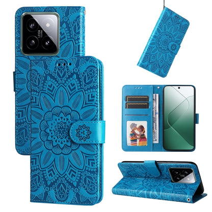 เคสโทรศัพท์หนังดอกทานตะวันลายนูน, For Xiaomi Redmi A3, For Xiaomi Redmi Note13 Pro 4G Global/Poco M6 Pro 4G, For Xiaomi Redmi Note13 4G, For Xiaomi Redmi K70E, For Xiaomi 14 Ultra, For Xiaomi 14 Pro, For Xiaomi 14, For Xiaomi Redmi Note13 5G Global    ...