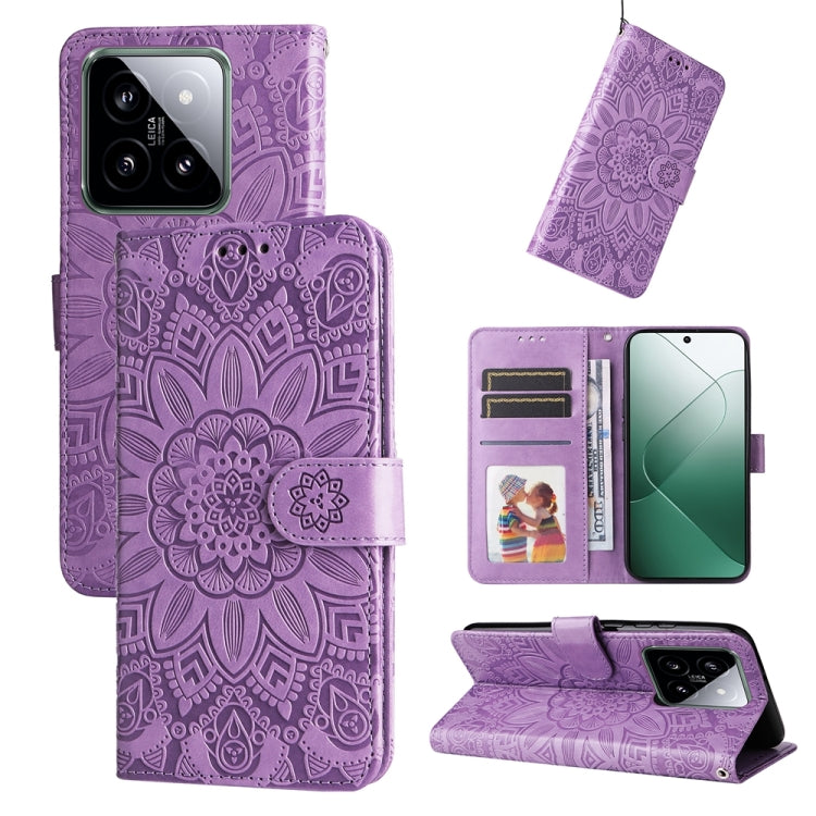 เคสโทรศัพท์หนังดอกทานตะวันลายนูน, For Xiaomi Redmi A3, For Xiaomi Redmi Note13 Pro 4G Global/Poco M6 Pro 4G, For Xiaomi Redmi Note13 4G, For Xiaomi Redmi K70E, For Xiaomi 14 Ultra, For Xiaomi 14 Pro, For Xiaomi 14, For Xiaomi Redmi Note13 5G Global    ...