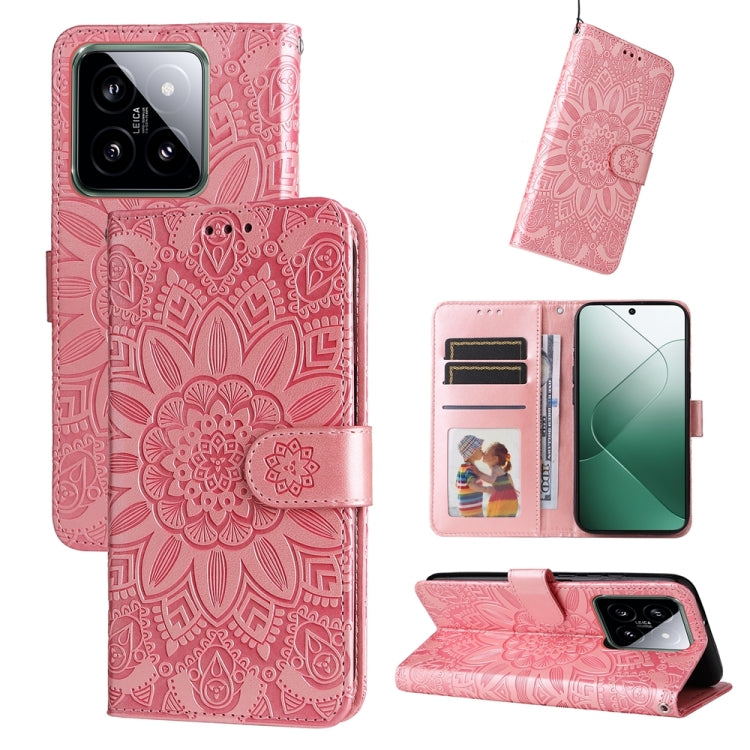เคสโทรศัพท์หนังดอกทานตะวันลายนูน, For Xiaomi Redmi A3, For Xiaomi Redmi Note13 Pro 4G Global/Poco M6 Pro 4G, For Xiaomi Redmi Note13 4G, For Xiaomi Redmi K70E, For Xiaomi 14 Ultra, For Xiaomi 14 Pro, For Xiaomi 14, For Xiaomi Redmi Note13 5G Global    ...