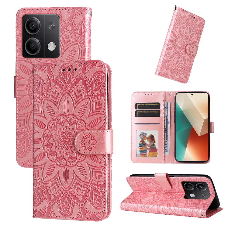 เคสโทรศัพท์หนังดอกทานตะวันลายนูน, For Xiaomi Redmi A3, For Xiaomi Redmi Note13 Pro 4G Global/Poco M6 Pro 4G, For Xiaomi Redmi Note13 4G, For Xiaomi Redmi K70E, For Xiaomi 14 Ultra, For Xiaomi 14 Pro, For Xiaomi 14, For Xiaomi Redmi Note13 5G Global    ...