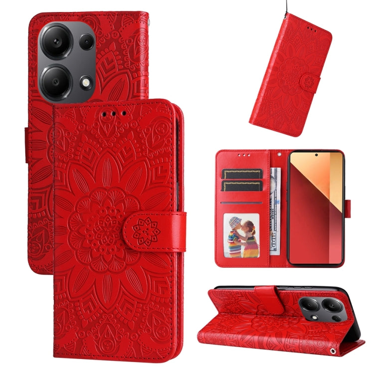 เคสโทรศัพท์หนังดอกทานตะวันลายนูน, For Xiaomi Redmi A3, For Xiaomi Redmi Note13 Pro 4G Global/Poco M6 Pro 4G, For Xiaomi Redmi Note13 4G, For Xiaomi Redmi K70E, For Xiaomi 14 Ultra, For Xiaomi 14 Pro, For Xiaomi 14, For Xiaomi Redmi Note13 5G Global    ...