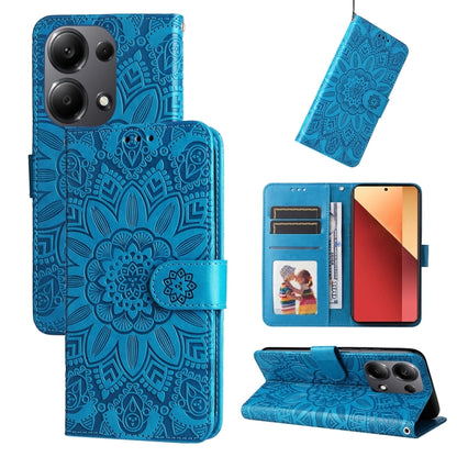 เคสโทรศัพท์หนังดอกทานตะวันลายนูน, For Xiaomi Redmi A3, For Xiaomi Redmi Note13 Pro 4G Global/Poco M6 Pro 4G, For Xiaomi Redmi Note13 4G, For Xiaomi Redmi K70E, For Xiaomi 14 Ultra, For Xiaomi 14 Pro, For Xiaomi 14, For Xiaomi Redmi Note13 5G Global    ...