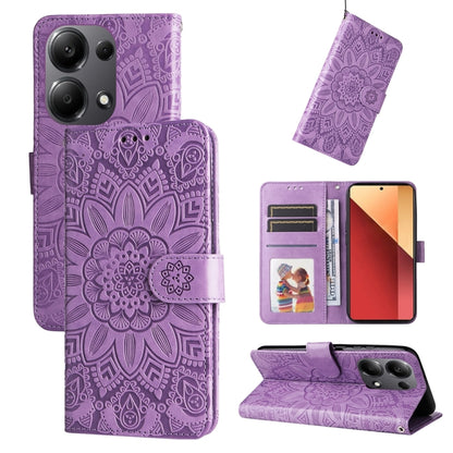 เคสโทรศัพท์หนังดอกทานตะวันลายนูน, For Xiaomi Redmi A3, For Xiaomi Redmi Note13 Pro 4G Global/Poco M6 Pro 4G, For Xiaomi Redmi Note13 4G, For Xiaomi Redmi K70E, For Xiaomi 14 Ultra, For Xiaomi 14 Pro, For Xiaomi 14, For Xiaomi Redmi Note13 5G Global    ...