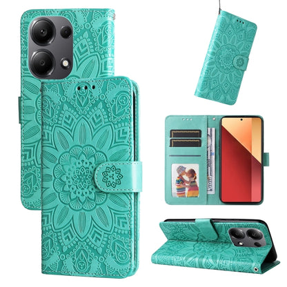 เคสโทรศัพท์หนังดอกทานตะวันลายนูน, For Xiaomi Redmi A3, For Xiaomi Redmi Note13 Pro 4G Global/Poco M6 Pro 4G, For Xiaomi Redmi Note13 4G, For Xiaomi Redmi K70E, For Xiaomi 14 Ultra, For Xiaomi 14 Pro, For Xiaomi 14, For Xiaomi Redmi Note13 5G Global    ...