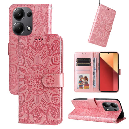 เคสโทรศัพท์หนังดอกทานตะวันลายนูน, For Xiaomi Redmi A3, For Xiaomi Redmi Note13 Pro 4G Global/Poco M6 Pro 4G, For Xiaomi Redmi Note13 4G, For Xiaomi Redmi K70E, For Xiaomi 14 Ultra, For Xiaomi 14 Pro, For Xiaomi 14, For Xiaomi Redmi Note13 5G Global    ...