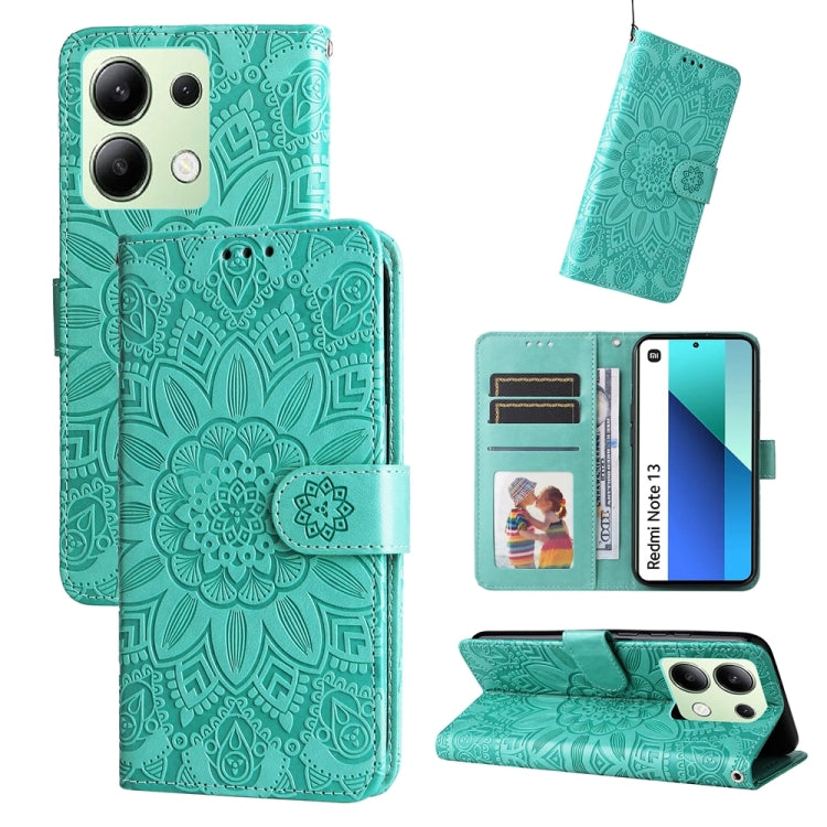 เคสโทรศัพท์หนังดอกทานตะวันลายนูน, For Xiaomi Redmi A3, For Xiaomi Redmi Note13 Pro 4G Global/Poco M6 Pro 4G, For Xiaomi Redmi Note13 4G, For Xiaomi Redmi K70E, For Xiaomi 14 Ultra, For Xiaomi 14 Pro, For Xiaomi 14, For Xiaomi Redmi Note13 5G Global    ...