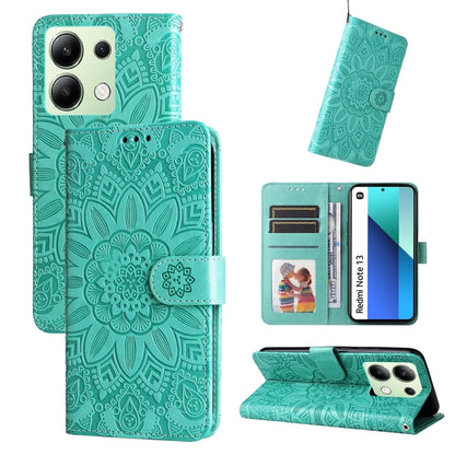 เคสโทรศัพท์หนังดอกทานตะวันลายนูน, For Xiaomi Redmi A3, For Xiaomi Redmi Note13 Pro 4G Global/Poco M6 Pro 4G, For Xiaomi Redmi Note13 4G, For Xiaomi Redmi K70E, For Xiaomi 14 Ultra, For Xiaomi 14 Pro, For Xiaomi 14, For Xiaomi Redmi Note13 5G Global    ...