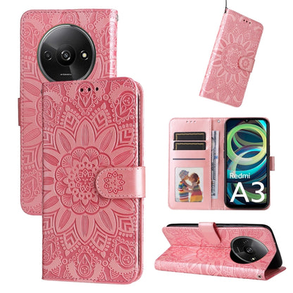 เคสโทรศัพท์หนังดอกทานตะวันลายนูน, For Xiaomi Redmi A3, For Xiaomi Redmi Note13 Pro 4G Global/Poco M6 Pro 4G, For Xiaomi Redmi Note13 4G, For Xiaomi Redmi K70E, For Xiaomi 14 Ultra, For Xiaomi 14 Pro, For Xiaomi 14, For Xiaomi Redmi Note13 5G Global    ...