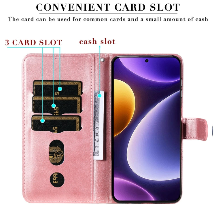 ซองใส่โทรศัพท์หนังซิปเนื้อน่อง, For Xiaomi Redmi Poco F5, For Xiaomi 13T / Redmi K60 Ultra, For Xiaomi Redmi K60 / K60 Pro, For Xiaomi Redmi Note 12S 4G