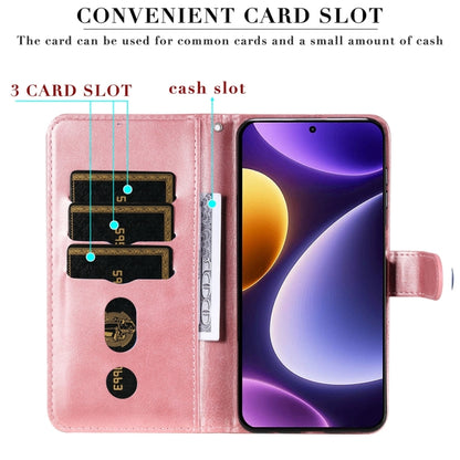 ซองใส่โทรศัพท์หนังซิปเนื้อน่อง, For Xiaomi Redmi Poco F5, For Xiaomi 13T / Redmi K60 Ultra, For Xiaomi Redmi K60 / K60 Pro, For Xiaomi Redmi Note 12S 4G