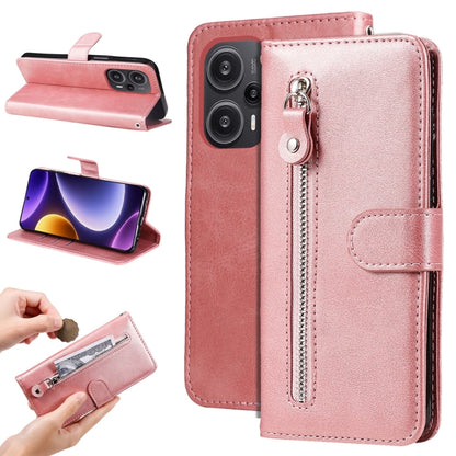 ซองใส่โทรศัพท์หนังซิปเนื้อน่อง, For Xiaomi Redmi Poco F5, For Xiaomi 13T / Redmi K60 Ultra, For Xiaomi Redmi K60 / K60 Pro, For Xiaomi Redmi Note 12S 4G