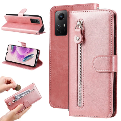 ซองใส่โทรศัพท์หนังซิปเนื้อน่อง, For Xiaomi Redmi Poco F5, For Xiaomi 13T / Redmi K60 Ultra, For Xiaomi Redmi K60 / K60 Pro, For Xiaomi Redmi Note 12S 4G