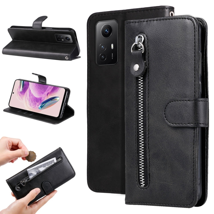 ซองใส่โทรศัพท์หนังซิปเนื้อน่อง, For Xiaomi Redmi Poco F5, For Xiaomi 13T / Redmi K60 Ultra, For Xiaomi Redmi K60 / K60 Pro, For Xiaomi Redmi Note 12S 4G