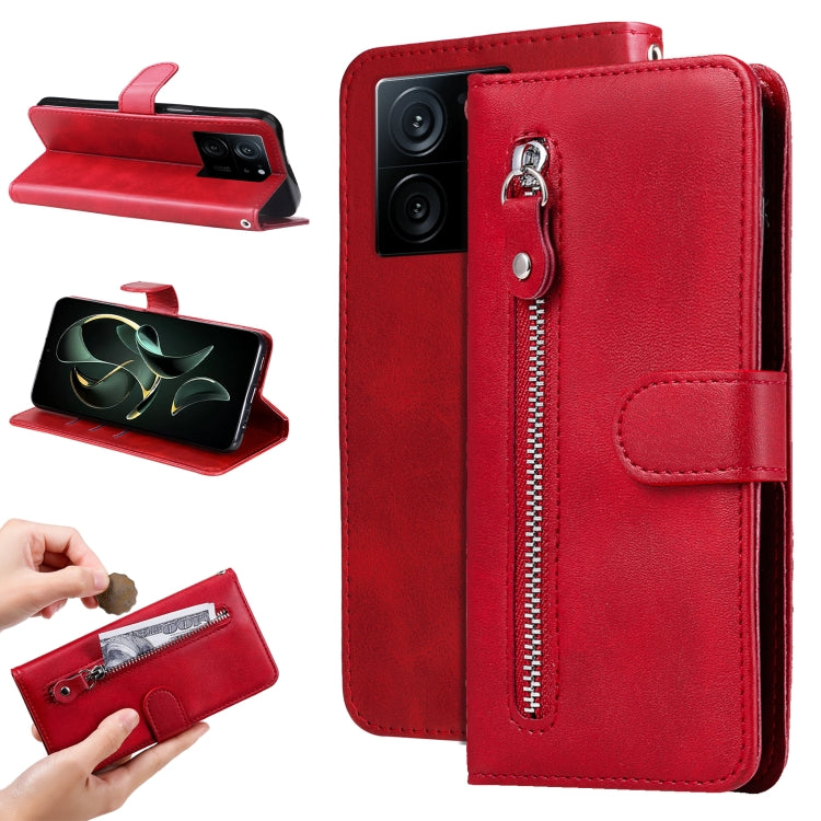 ซองใส่โทรศัพท์หนังซิปเนื้อน่อง, For Xiaomi Redmi Poco F5, For Xiaomi 13T / Redmi K60 Ultra, For Xiaomi Redmi K60 / K60 Pro, For Xiaomi Redmi Note 12S 4G