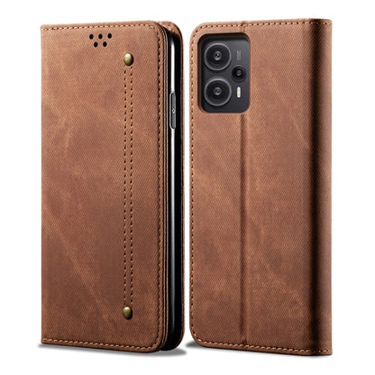 ซองใส่โทรศัพท์หนังพลิกสไตล์เดนิมเนื้อยีนส์, For Xiaomi Redmi Note 12 Turbo / Poco F5