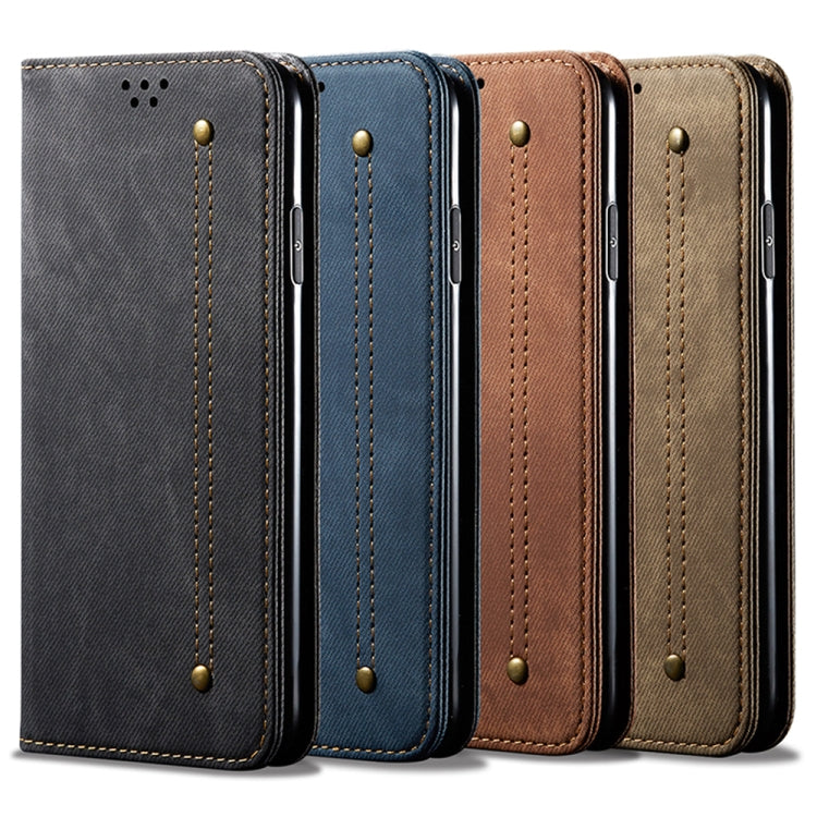 ซองใส่โทรศัพท์หนังพลิกสไตล์เดนิมเนื้อยีนส์, For Xiaomi Redmi Note 12 Turbo / Poco F5