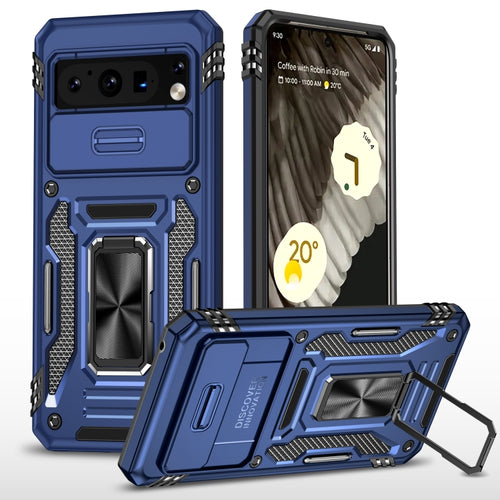 เคสโทรศัพท์ Armor PC + TPU Camera Shield, For Google Pixel 8 Pro, For Google Pixel 8