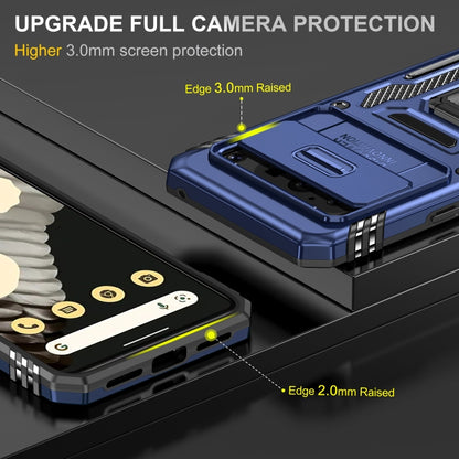 เคสโทรศัพท์ Armor PC + TPU Camera Shield, For Google Pixel 8 Pro, For Google Pixel 8