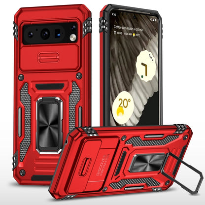 เคสโทรศัพท์ Armor PC + TPU Camera Shield, For Google Pixel 8 Pro, For Google Pixel 8