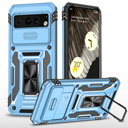 เคสโทรศัพท์ Armor PC + TPU Camera Shield, For Google Pixel 8 Pro, For Google Pixel 8