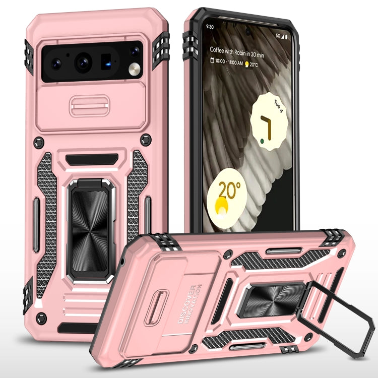 เคสโทรศัพท์ Armor PC + TPU Camera Shield, For Google Pixel 8 Pro, For Google Pixel 8