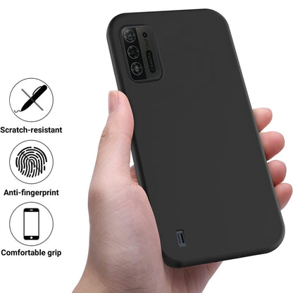 เคสโทรศัพท์กันกระแทกซิลิโคนเหลวสีบริสุทธิ์, For ZTE Blade A52 Lite, For ZTE Blade A53, For ZTE Blade V41 Smart