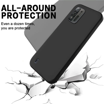เคสโทรศัพท์กันกระแทกซิลิโคนเหลวสีบริสุทธิ์, For ZTE Blade A52 Lite, For ZTE Blade A53, For ZTE Blade V41 Smart