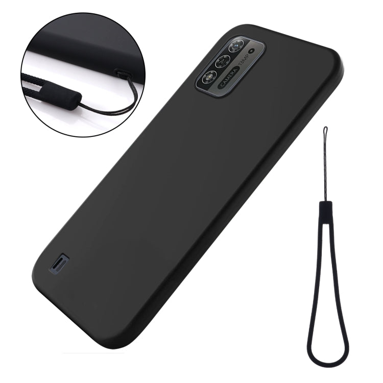 เคสโทรศัพท์กันกระแทกซิลิโคนเหลวสีบริสุทธิ์, For ZTE Blade A52 Lite, For ZTE Blade A53, For ZTE Blade V41 Smart