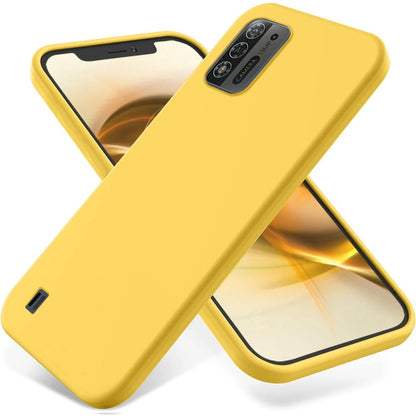 เคสโทรศัพท์กันกระแทกซิลิโคนเหลวสีบริสุทธิ์, For ZTE Blade A52 Lite, For ZTE Blade A53, For ZTE Blade V41 Smart