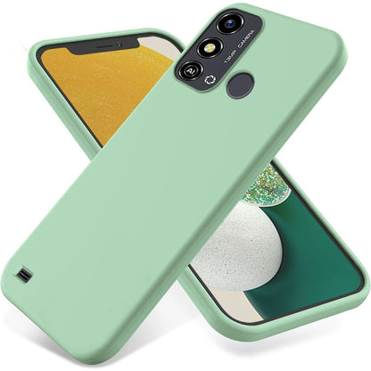 เคสโทรศัพท์กันกระแทกซิลิโคนเหลวสีบริสุทธิ์, For ZTE Blade A52 Lite, For ZTE Blade A53, For ZTE Blade V41 Smart