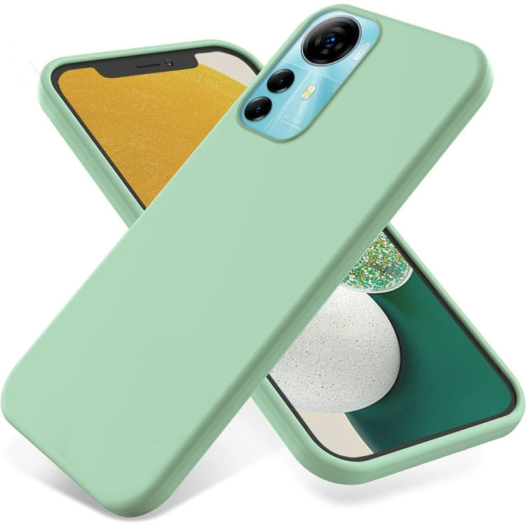 เคสโทรศัพท์กันกระแทกซิลิโคนเหลวสีบริสุทธิ์, For ZTE Blade A52 Lite, For ZTE Blade A53, For ZTE Blade V41 Smart