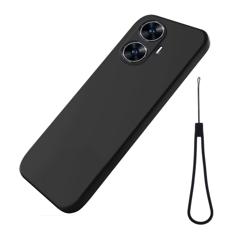 เคสโทรศัพท์กันกระแทกซิลิโคนเหลวสีบริสุทธิ์, For Realme Narzo N55, For Realme 10 Pro 5G