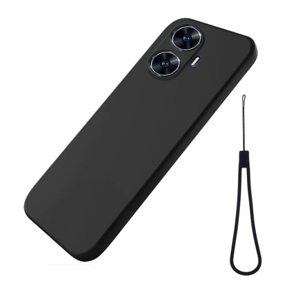 เคสโทรศัพท์กันกระแทกซิลิโคนเหลวสีบริสุทธิ์, For Realme Narzo N55, For Realme 10 Pro 5G