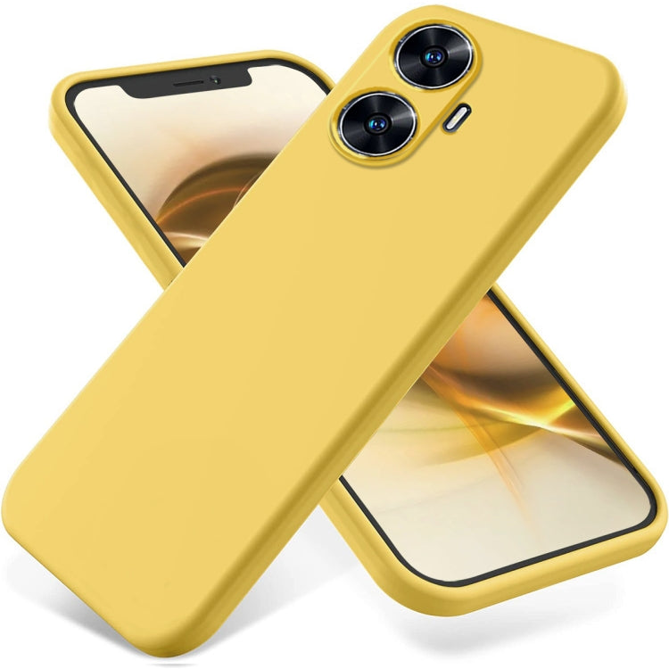 เคสโทรศัพท์กันกระแทกซิลิโคนเหลวสีบริสุทธิ์, For Realme Narzo N55, For Realme 10 Pro 5G
