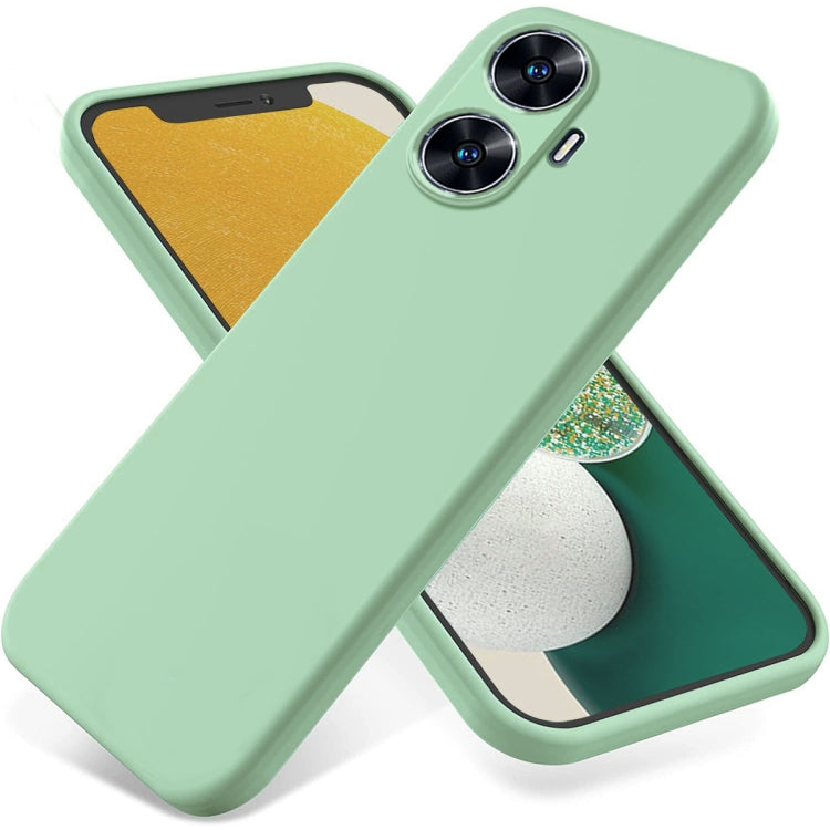 เคสโทรศัพท์กันกระแทกซิลิโคนเหลวสีบริสุทธิ์, For Realme Narzo N55, For Realme 10 Pro 5G