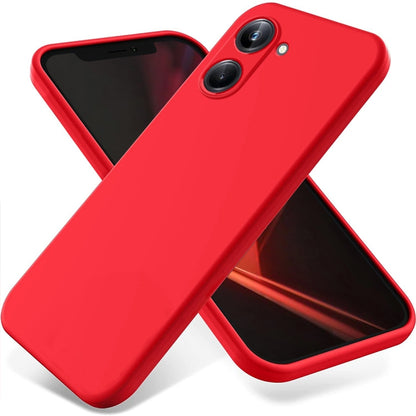เคสโทรศัพท์กันกระแทกซิลิโคนเหลวสีบริสุทธิ์, For Realme Narzo N55, For Realme 10 Pro 5G