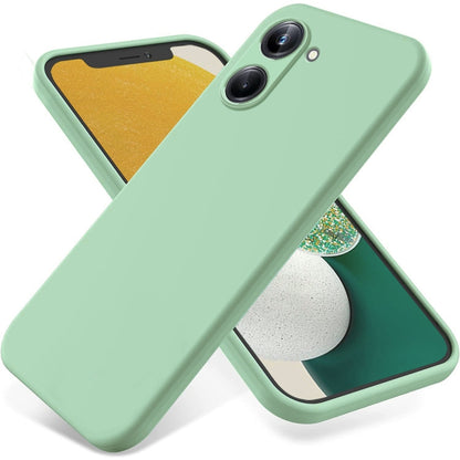 เคสโทรศัพท์กันกระแทกซิลิโคนเหลวสีบริสุทธิ์, For Realme Narzo N55, For Realme 10 Pro 5G