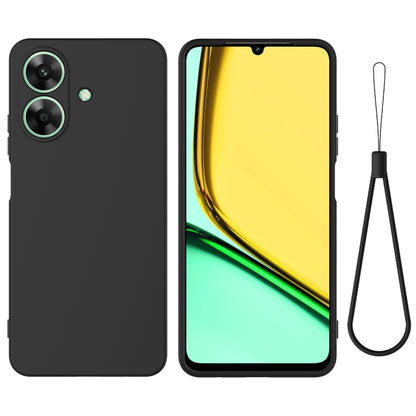 เคสโทรศัพท์กันกระแทกซิลิโคนเหลวสีบริสุทธิ์, For Realme P3 Pro, For Realme P3x, For Realme 14 Pro+, For Realme 14 Pro, For Realme 14x India, For Realme 14x Global, For Realme C75, For Realme GT 7 Pro, For Realme P1 Speed, For Realme C63 5G / V60 5G     ...