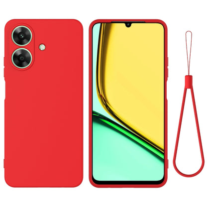 เคสโทรศัพท์กันกระแทกซิลิโคนเหลวสีบริสุทธิ์, For Realme P3 Pro, For Realme P3x, For Realme 14 Pro+, For Realme 14 Pro, For Realme 14x India, For Realme 14x Global, For Realme C75, For Realme GT 7 Pro, For Realme P1 Speed, For Realme C63 5G / V60 5G     ...