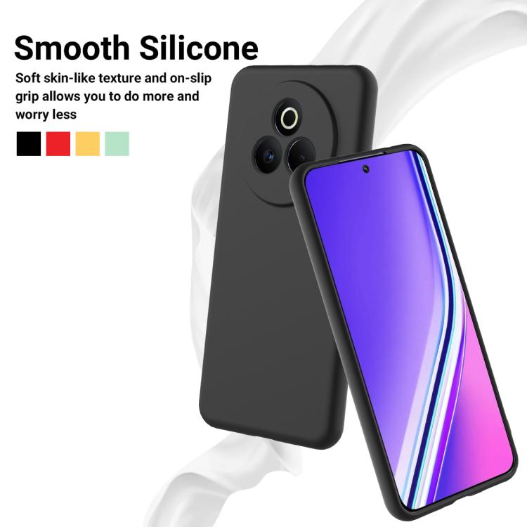 เคสโทรศัพท์กันกระแทกซิลิโคนเหลวสีบริสุทธิ์, For Realme P3 Pro, For Realme P3x, For Realme 14 Pro+, For Realme 14 Pro, For Realme 14x India, For Realme 14x Global, For Realme C75, For Realme GT 7 Pro, For Realme P1 Speed, For Realme C63 5G / V60 5G     ...