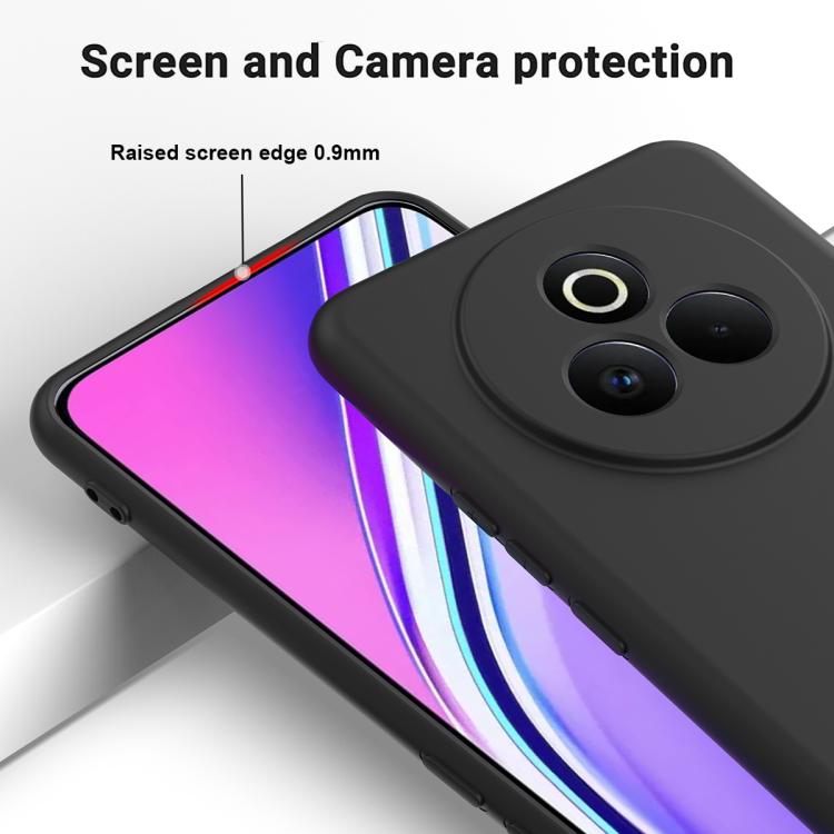 เคสโทรศัพท์กันกระแทกซิลิโคนเหลวสีบริสุทธิ์, For Realme P3 Pro, For Realme P3x, For Realme 14 Pro+, For Realme 14 Pro, For Realme 14x India, For Realme 14x Global, For Realme C75, For Realme GT 7 Pro, For Realme P1 Speed, For Realme C63 5G / V60 5G     ...