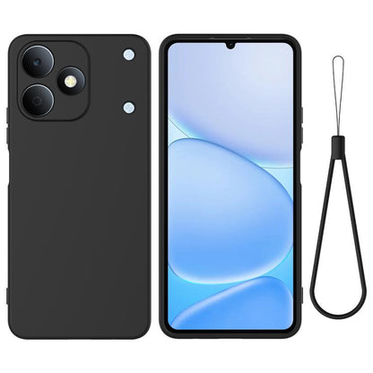 เคสโทรศัพท์กันกระแทกซิลิโคนเหลวสีบริสุทธิ์, For Realme C83 / C100 / C100i 5G, For Realme Narzo 80 Lite 5G / P3 Lite 5G, For Realme P3 Lite 4G / C73 4G, For Realme P4 Lite 5G, For Realme Note 80 4G, For Realme 15x 5G / C85 5G / C85 4G, For Realme 16 5G ...