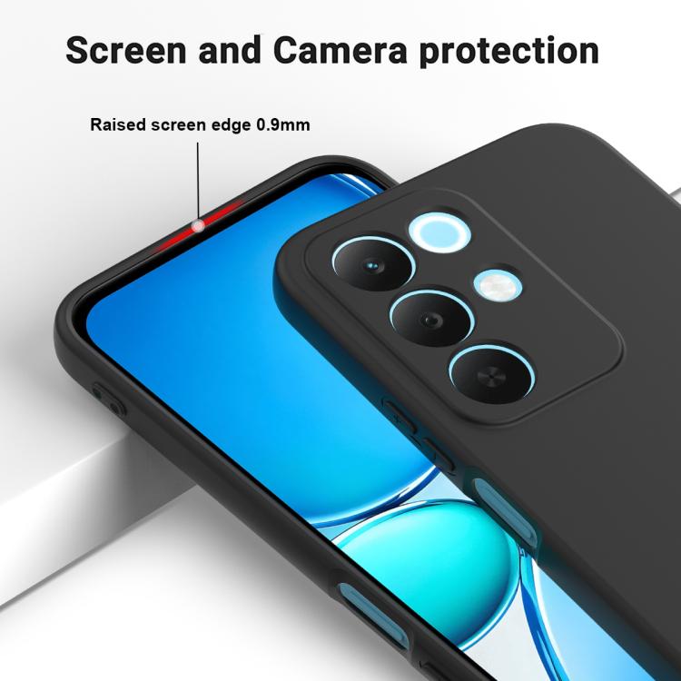 เคสโทรศัพท์กันกระแทกซิลิโคนเหลวสีบริสุทธิ์, For Realme C83 / C100 / C100i 5G, For Realme Narzo 80 Lite 5G / P3 Lite 5G, For Realme P3 Lite 4G / C73 4G, For Realme P4 Lite 5G, For Realme Note 80 4G, For Realme 15x 5G / C85 5G / C85 4G, For Realme 16 5G ...